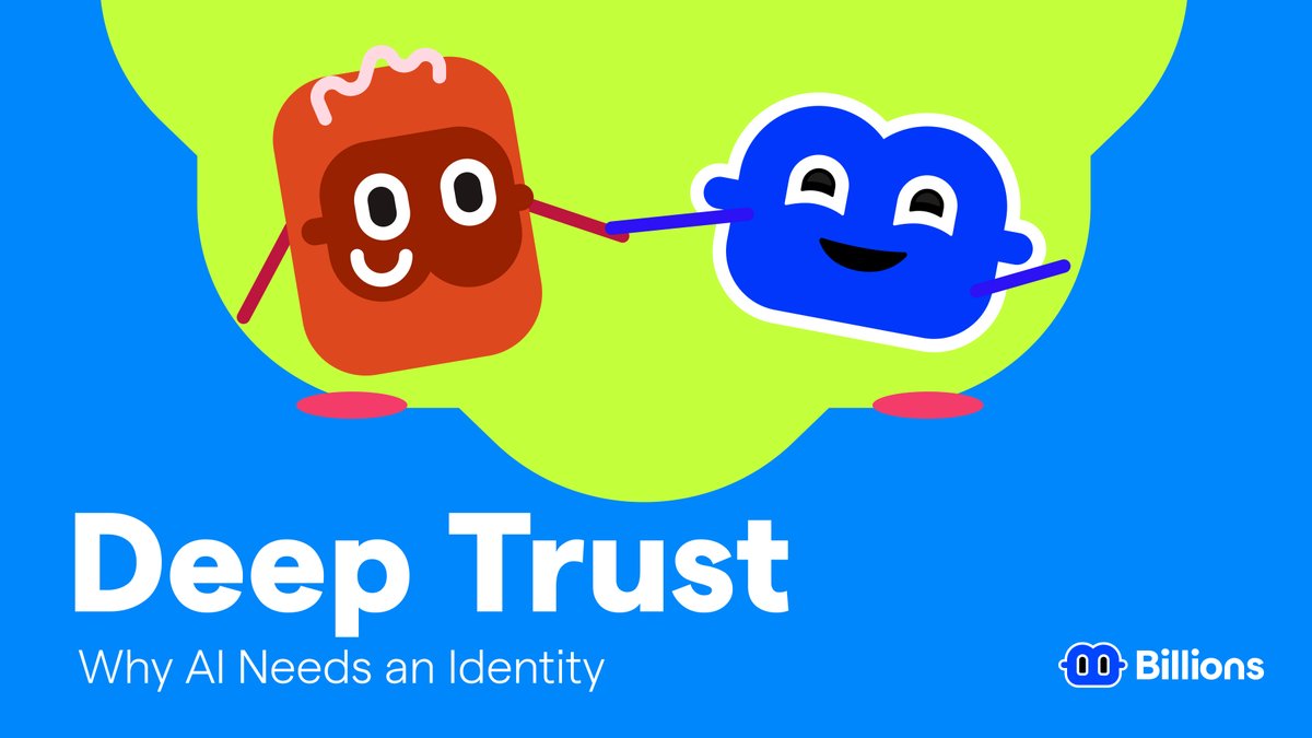 0xCrocy's tweet image. 제 생각에 @provenauthority 님이 말씀하신 부분이
@billions_ntwk의 핵심을 정확히 보여주는 것 같습니다!

인터넷이 봇으로 가득 차 죽어가고 있는 지금, 
'신뢰할 수 있는 상호작용' 없이는 AI 에이전트가 
스테이블코인으로 결제하는 미래도 없다는 
말씀에 제일 깊이 공감됬네요..…