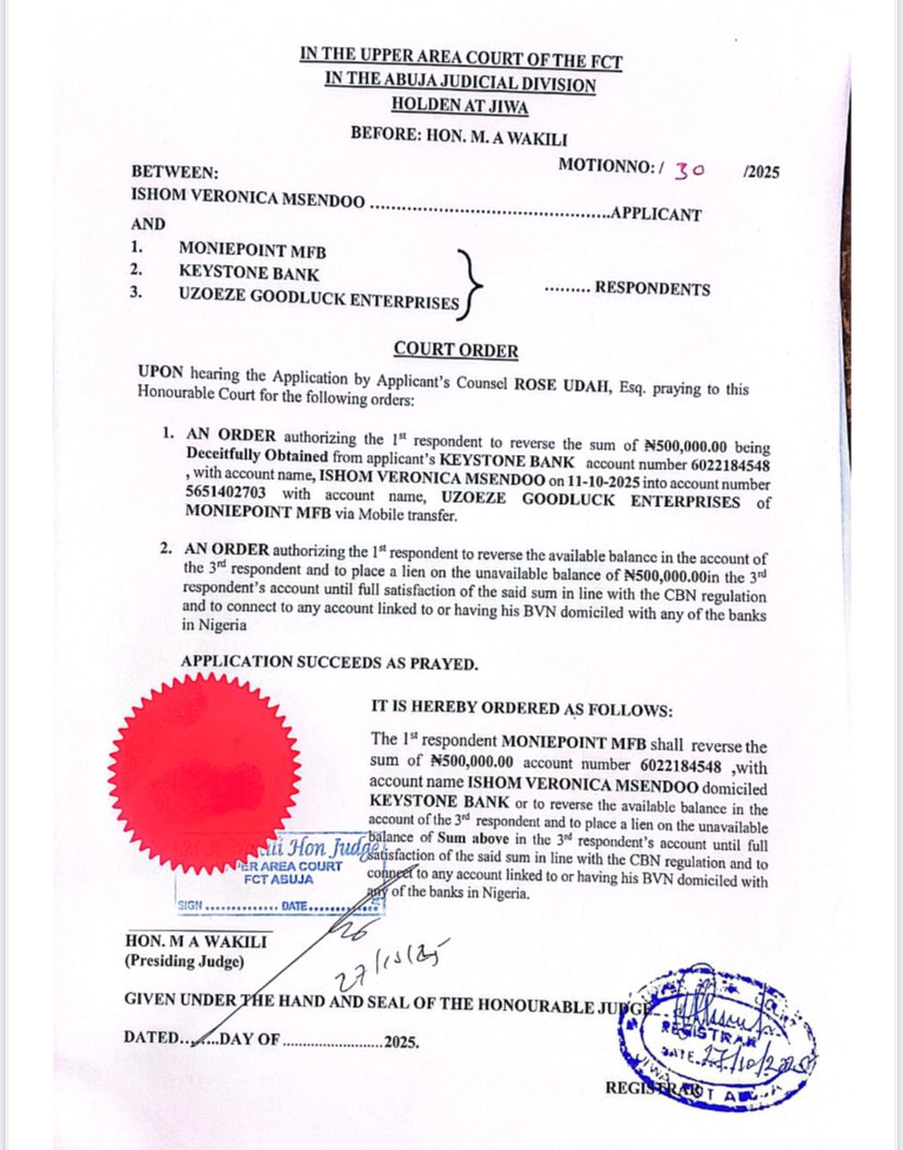Veri_Icona's tweet photo. This disregard for the rule of law and due process must be addressed 

#Nigeria #BankingReform #ConsumerRights #RuleOfLaw https://t.co/C1G63uXdYr