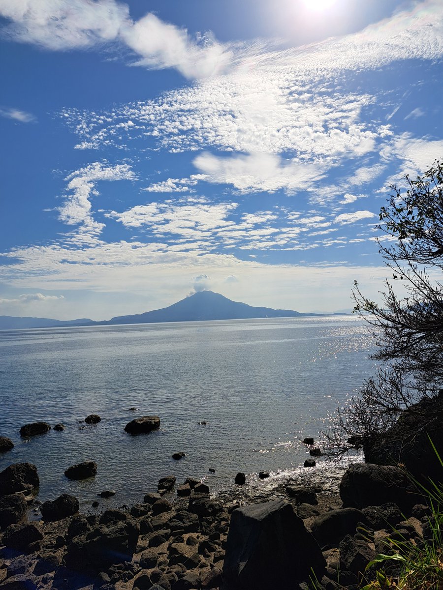 ixakyon's tweet photo. さらば桜島！
また来るよ！ https://t.co/L70SYsE8a7
