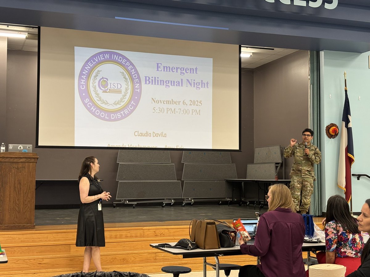 CISD_ML's tweet image. What a wonderful evening! Thank you to everyone who joined us for our Fall EB Night! We enjoyed a delicious spaghetti dinner while learning more about EB students,  CTE Pathways and much more!