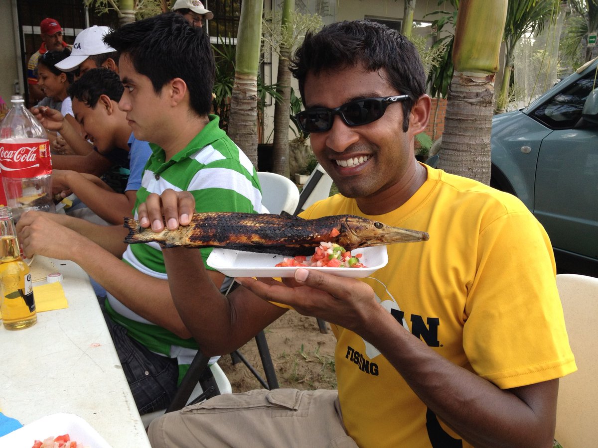SolomonRDavid's tweet photo. Gars indeed taste delicious! #GarWeek https://t.co/ik37cSgNQe