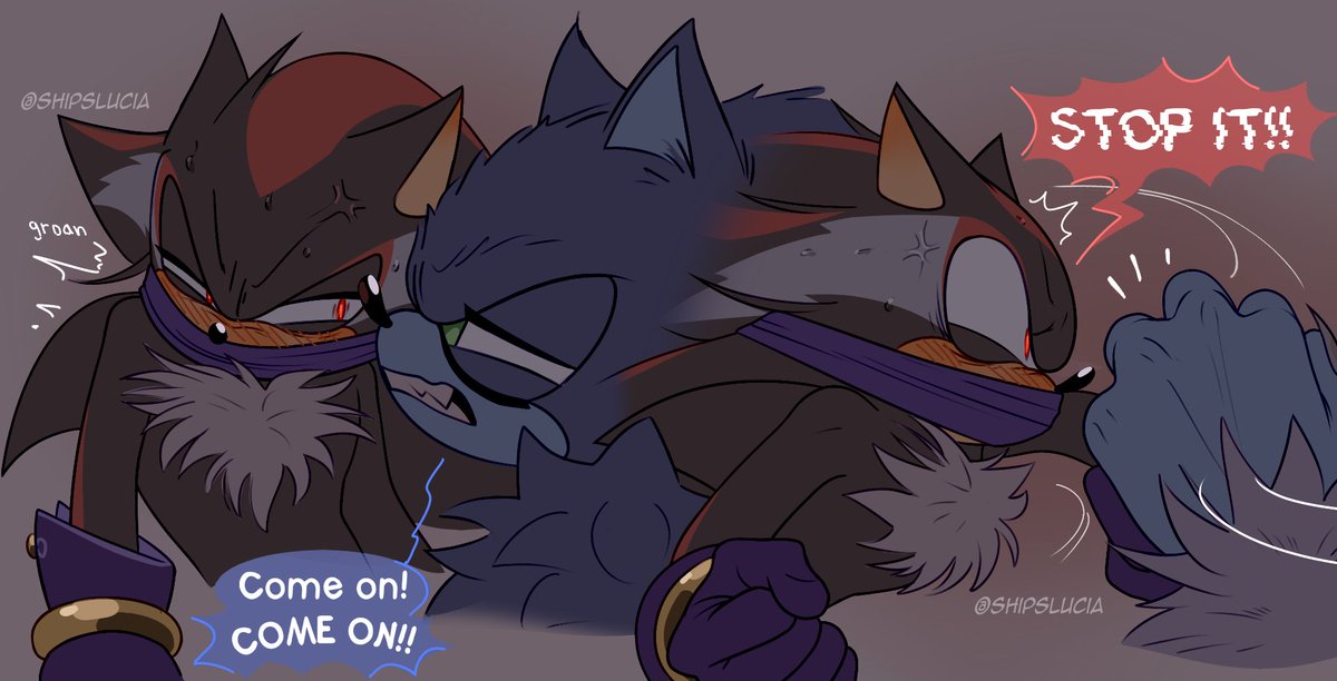 ShipsLucia's tweet photo. "Red Moon" [2/9] 🌕🩸 #Werehog #Vampire #Sonadow #Shadonic https://t.co/7j2gYdVRXX