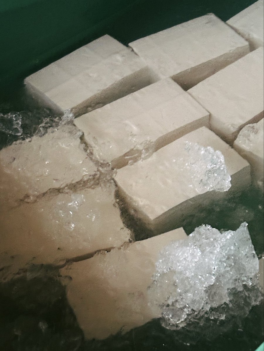 thaibornchinese's tweet image. แวะซื้อเต้าหู้ที่โรงเต้าหู้นิดหน่อยพอกินวันสองวัน = 26 ชิ้น😂😂😂