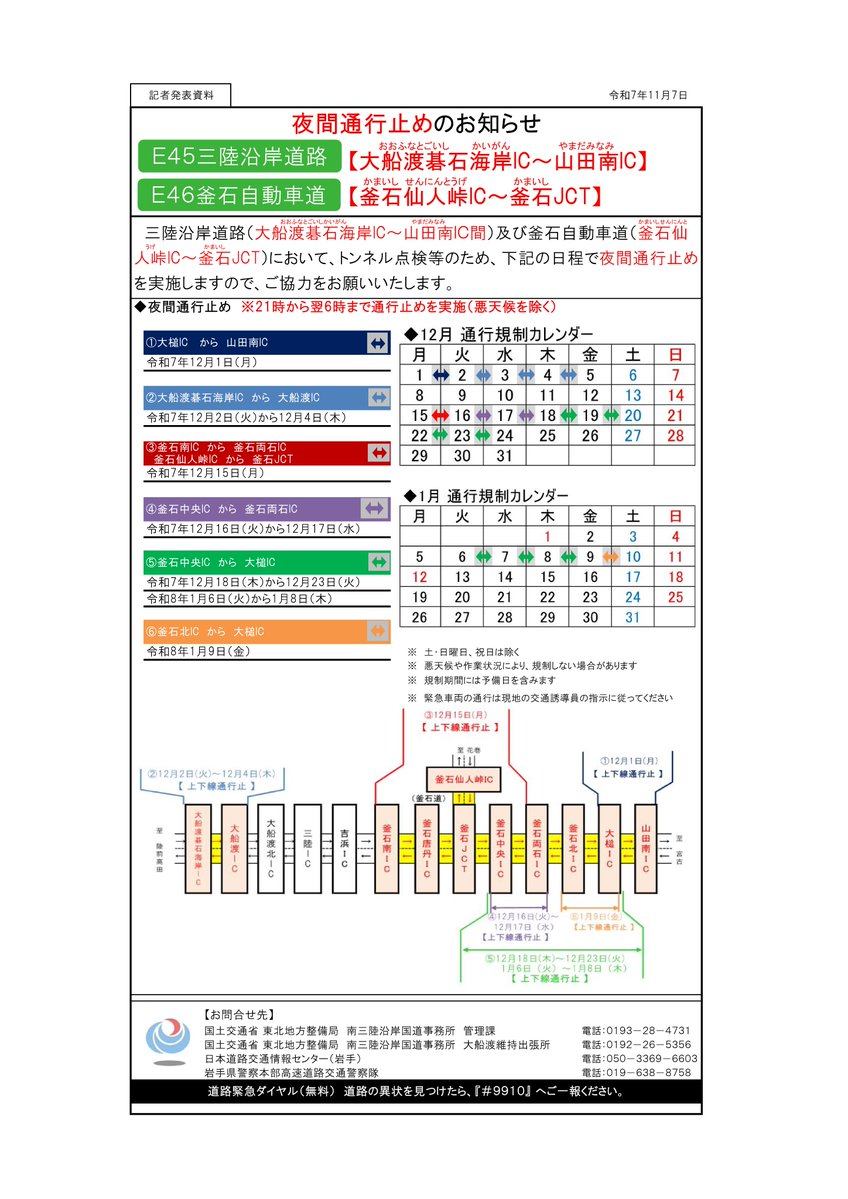 国土交通省南三陸沿岸国道事務所 on X