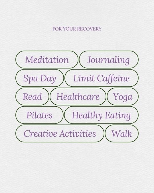 MindHealingWC's tweet image. Recovery is a practice. Choose two from this list and commit today. Your future self will thank you.

#RecoveryRoutine #HealthyHabits #SmallStepsBigChange #SelfCareDaily #TakeCareOfYou