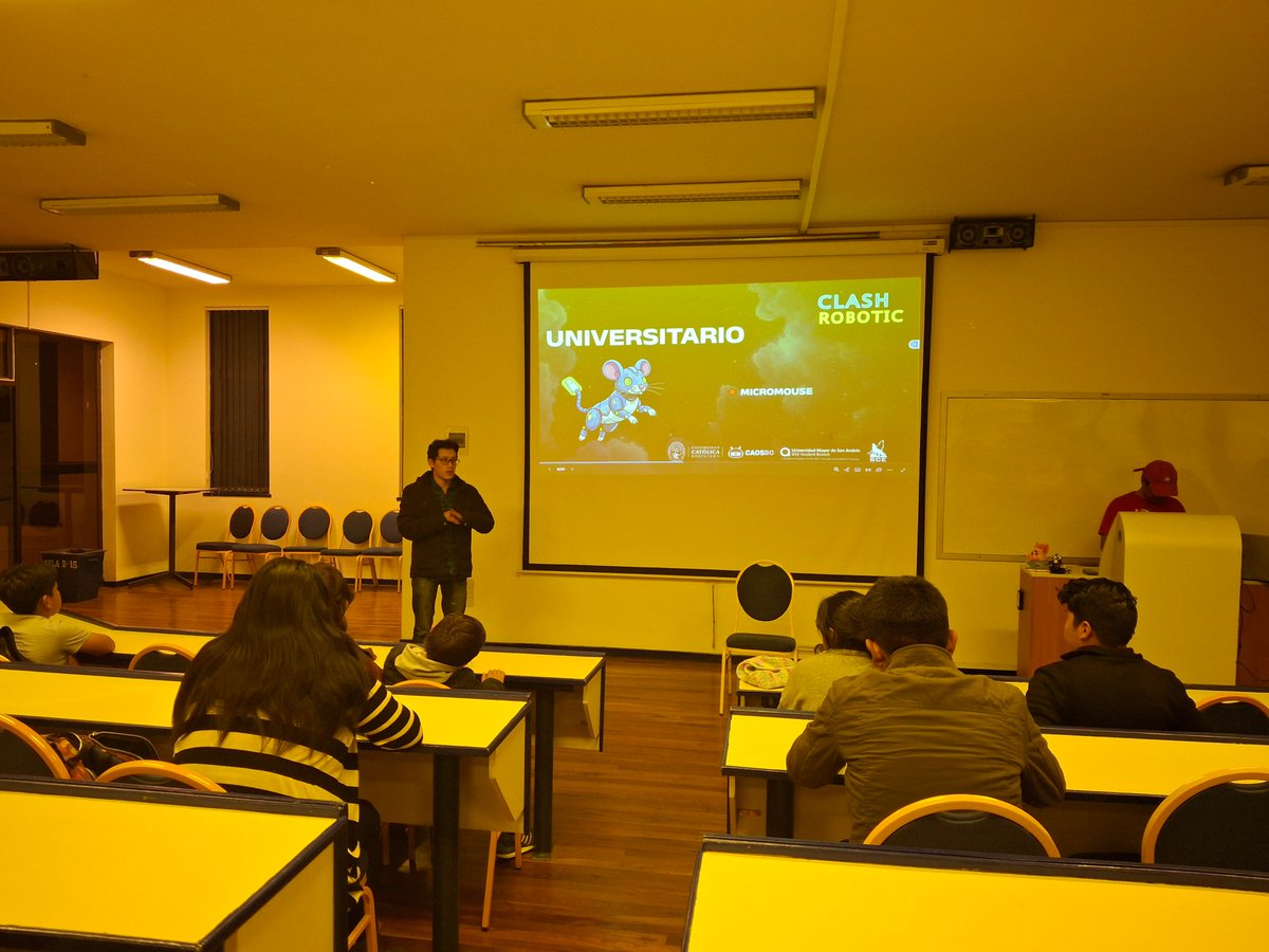CAOSBO_'s tweet photo. ¡Dimos inicio oficial al Clash Robotic 2025! 🤖🎉
Durante la inauguración presentamos a los principales actores que forman parte de la organización, la convocatoria y aliados 🚀

https://t.co/GqbHyHRtoh

#ClashRobotic2025 #Innovación #Robótica https://t.co/m04WCWaAZ5