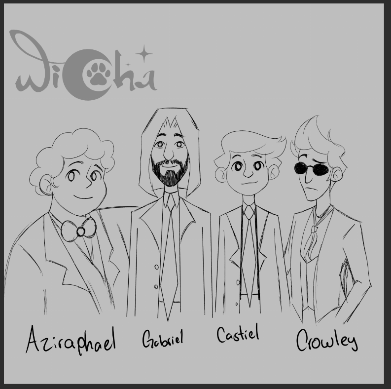 Wichaa_20's tweet photo. Foto familiar de los niños  con sus papis 😎💖

#GoodOmensFanArt #Supernatural #GoodFortune https://t.co/YniBSQjkQS