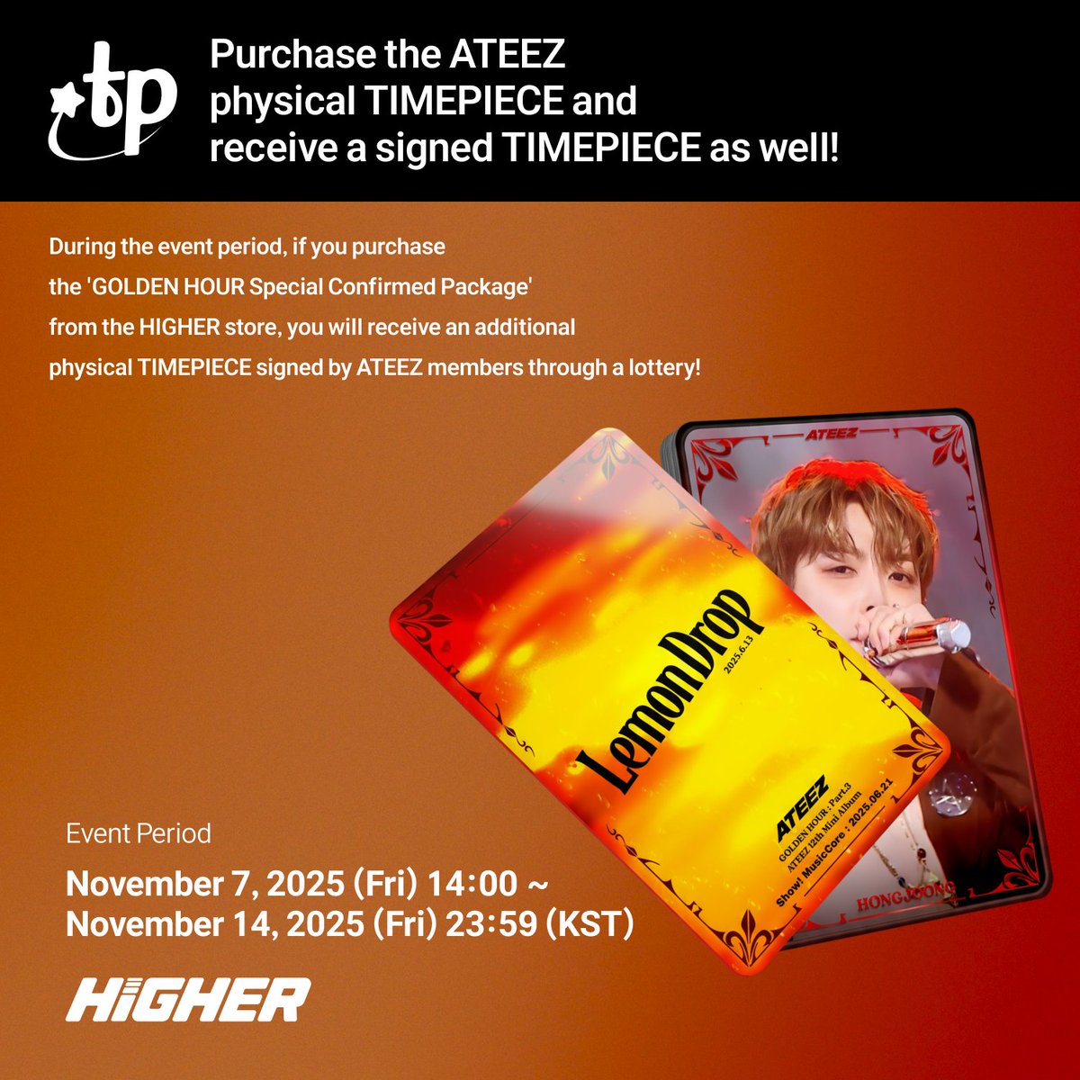 🎉 ATEEZ TIMEPIECE OPEN Special Event! Create an unforgettable