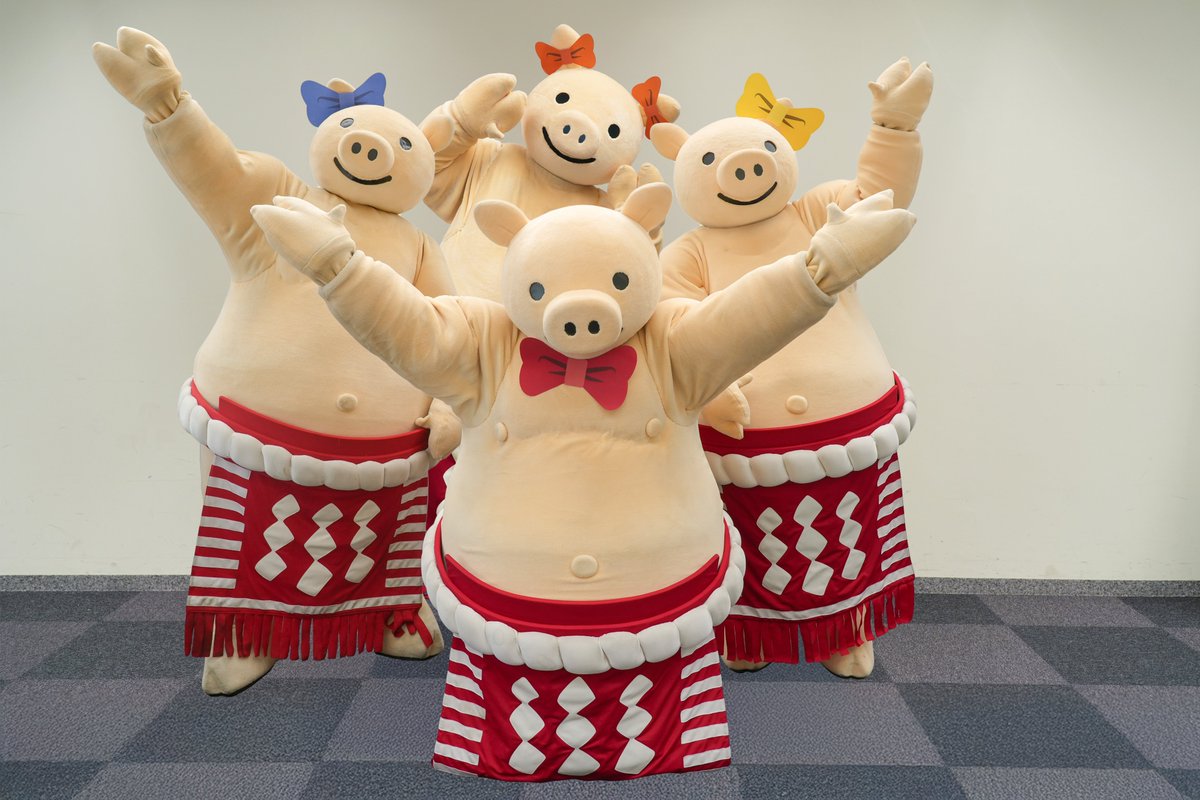 『全員集合🐷❤💙💛🧡』

#ぶーちゃんフォト