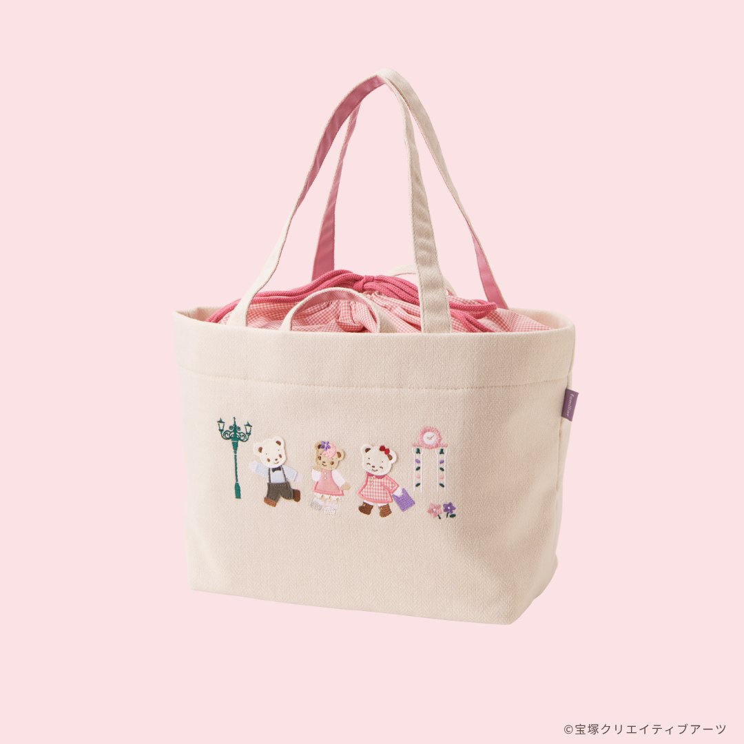 ⋱🩷 familiarコラボ第5弾 🩷⋰ 全6アイテムの中から、マチ付巾着