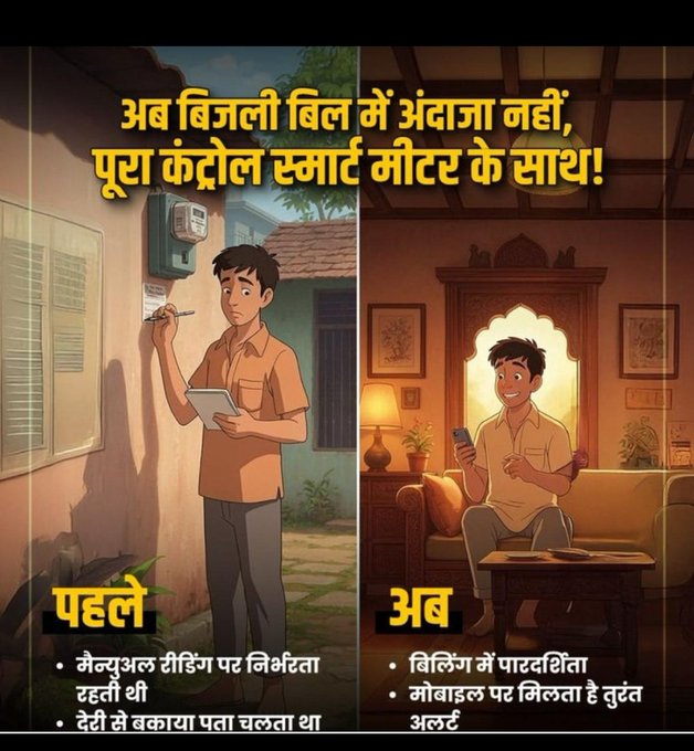 पुराने मीटर और स्मार्ट मीटर में अंतर  पहले से बेहतर मीटर
<a href="/PuVVNLHQ/">Purvanchal Vidyut Vitaran Nigam Limited</a> <a href="/UPPCLLKO/">UPPCLLKO</a>