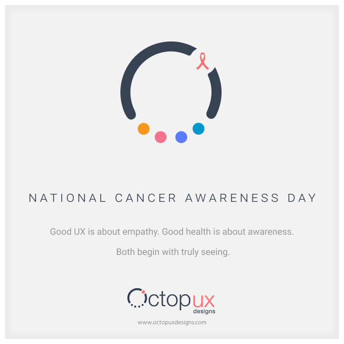 octopuxdesigns's tweet photo. 🎗️ Standing together on #NationalCancerAwarenessDay.
Awareness and empathy — the true core of meaningful design. 💛
https://t.co/51iMbPjQXP
#ux #UXD #UserExperience #Cancer https://t.co/VsNhRgbhOY