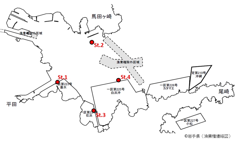 iwate_iftc's tweet image. 漁場環境情報(釜石湾No.７)

詳しくは以下をご覧ください(漁場保全部)。
www2.suigi.pref.iwate.jp/research/20251…

#岩手県水産技術センター #水産 #水産業 #水産試験場 #水産研究所 #公設試験研究機関 #釜石 #漁場保全 #漁場環境 #釜石湾 #調査定点 #水温 #塩分 #溶存酸素