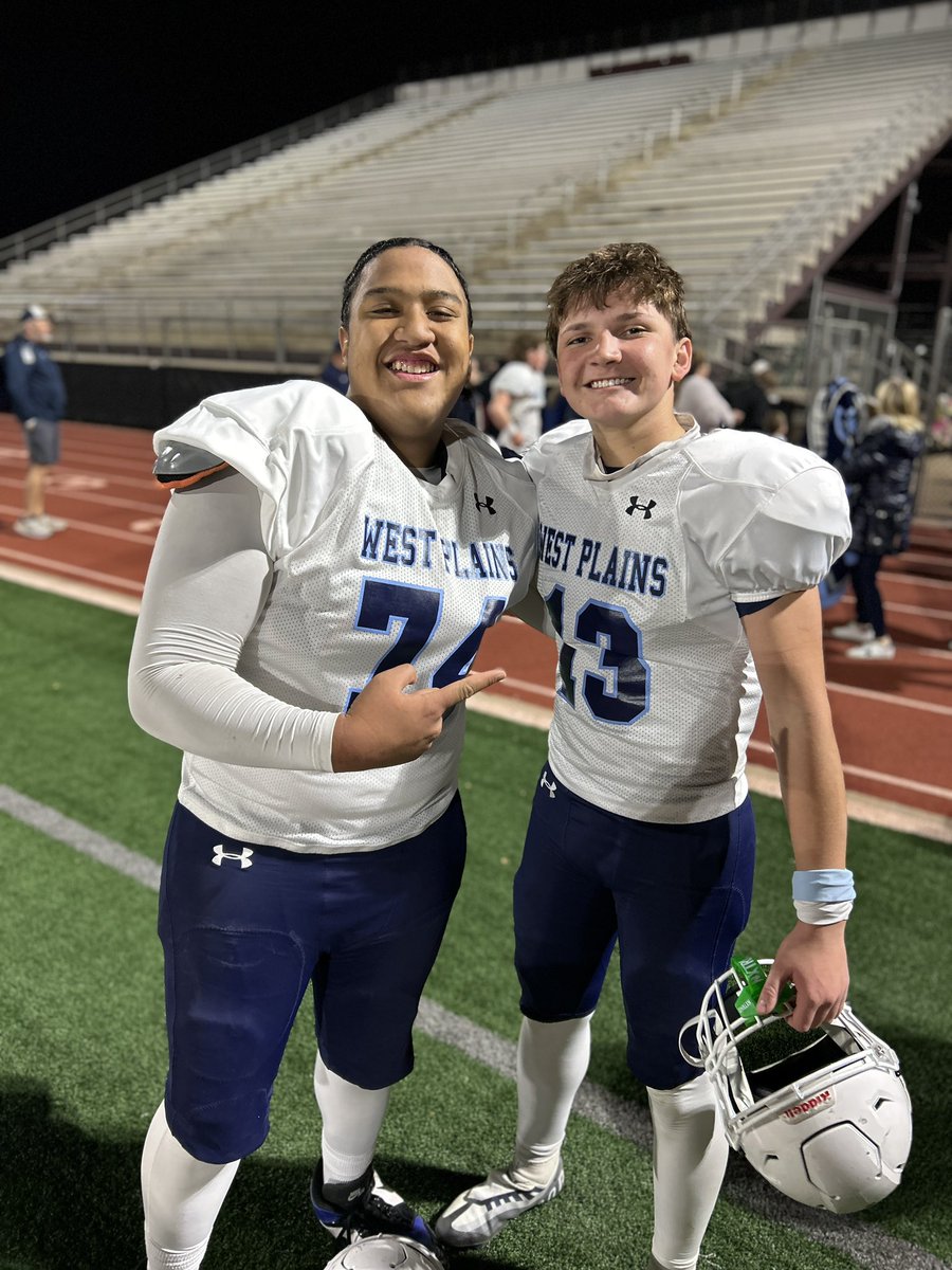 Super proud of <a href="/BraylonKinsey/">Braylon Kinsey</a> and the Wolfpack freshman team for a great season. 9-1 record, undefeated in district play. Fun group of boys to watch. Bright future for these young men! <a href="/WPlainsFB/">West Plains Wolves Football</a> <a href="/FBCoachCummings/">Adam Cummings</a> <a href="/SteveBergeski/">Coach Bergeski CSCS</a> <a href="/dylanbrunson11/">dylan brunson</a> <a href="/Coach_Chandler1/">Colby Chandler</a> <a href="/jakeDebeling/">Jake Ebeling</a>