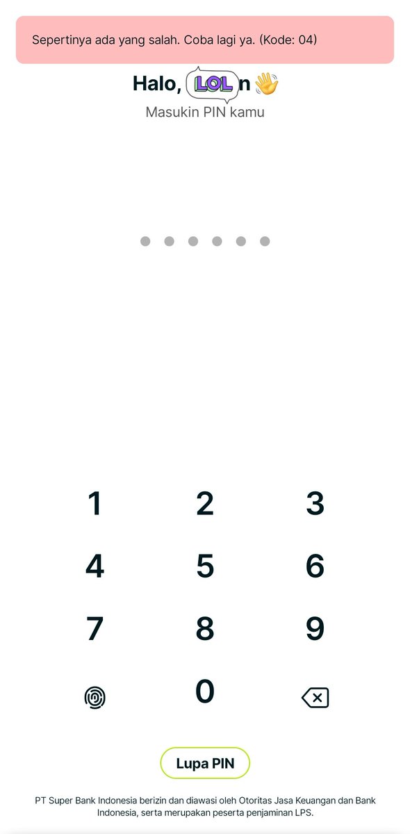Rubybyrurybu's tweet image. halo @superbankidn kalian lagi error kah? Kok aku gabisaa login yaaaa :( . Kaya gini truss dari kemarinn