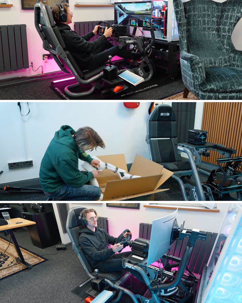 The most living-room-friendly rig I’ve ever owned.” Never have truer words been said. Looking for a piece of art that doubles as a realistic racing sim? You’ve just found it. 🏎️✨ F-GT Pro from Next Level Racing, available at a reseller near you. bit.ly/4809p3I