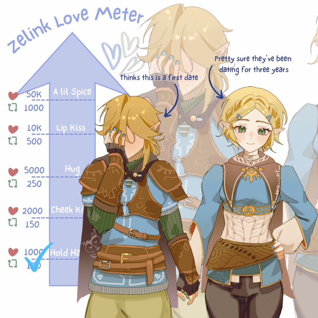 arisu___art's tweet photo. Holding hands 👫
Also because I forgot to put a korok in my last post, there's now two in this one 🍀

#Zelink #Zelda #link #TLoZ #リンゼル #TheLegendOfZelda #totk #BOTW #BreathOfTheWild #TearsOfTheKingdom https://t.co/BwPn1cJI6Q