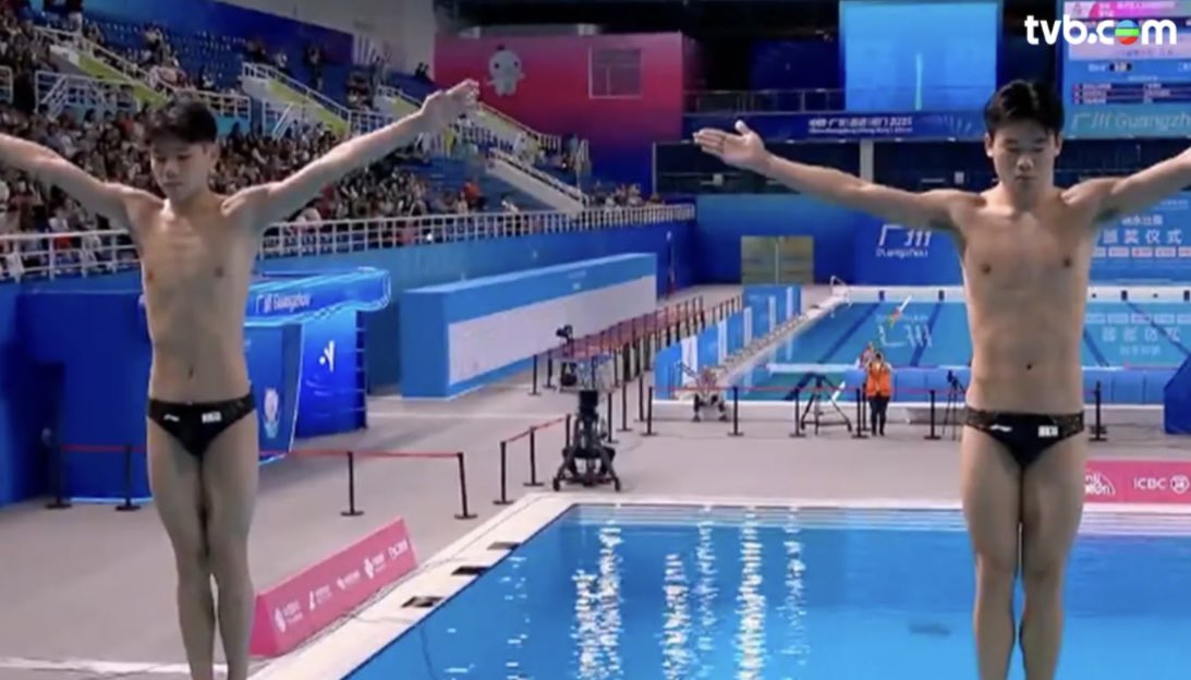 原來全運會男子跳水，香港🇭🇰都有仔仔參加，仲係2兄弟，唔知有冇人識得佢哋呢？