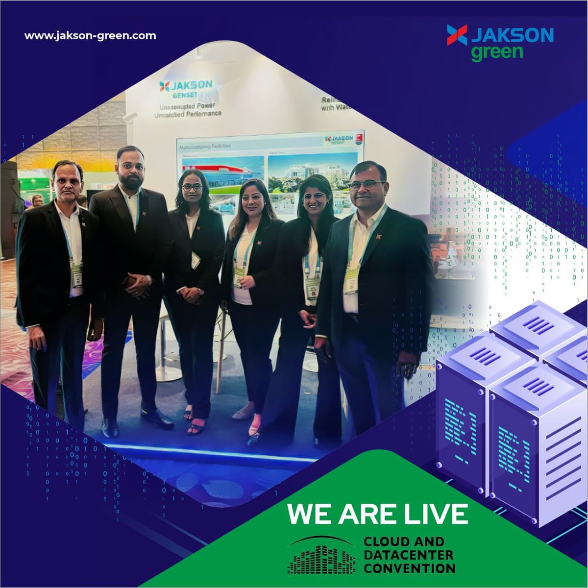 JaksonGreen's tweet image. We are live at the Cloud and Datacenter Convention 2025!

Meet us at Booth B-37, Hotel Sahara Star, Mumbai, to explore how our solutions can help you achieve your data centre sustainability goals.

#JaksonGreen #TechnologyForGood #MumbaiCDC2025