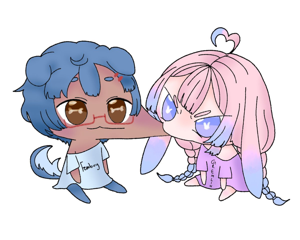 AngEloraVT's tweet image. Found this base on pinterest and wanted to doodle @Eli0sVT and I :33 
(Elios and I are best friends, btw, go give him some love!!)