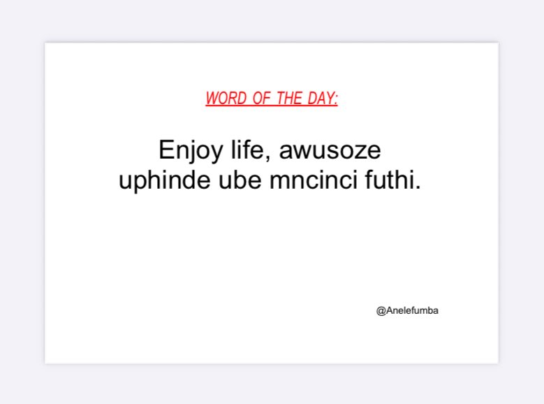 Anele Fumba 🇿🇦 tweet media