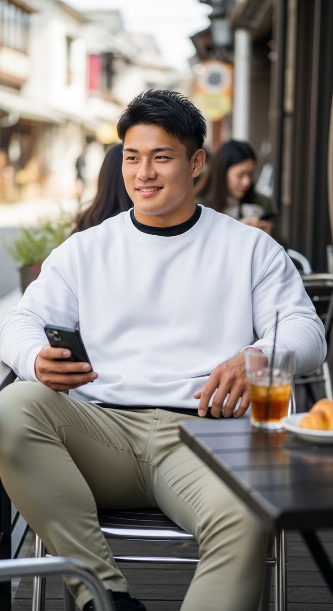 午後のひととき。

#AI男子 #aiboy