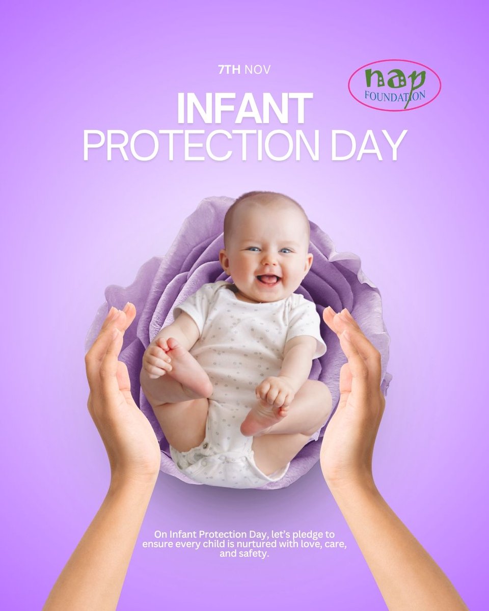 NAPFoundation_'s tweet photo. 🍼 Infant Protection Day 💙
A reminder to safeguard every child’s health, safety, and future.
Every baby deserves love, care, and protection. 🌼✨
#InfantProtectionDay #ChildSafety #ProtectOurChildren #HealthyStart #CareForBabies https://t.co/ICGWLeij3D