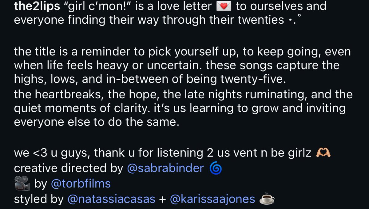 2lipshq's tweet photo. The Two Lips via their instagram 🥺 (1/2) https://t.co/B03v2TFKc8