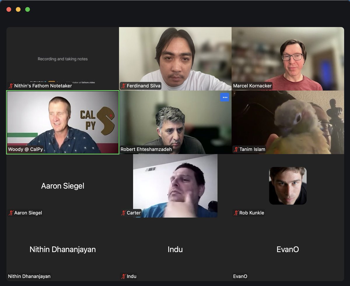 ferdinandsilva's tweet photo. Attended the CalPy online meetup with Marcel Kornacker, creator of Apache Impala, co-creator of Apache Parquet, and co-founder &amp; CTO of Pixeltable. It was a pleasure to be with these awesome people! :) https://t.co/Xmyy0KdKxc