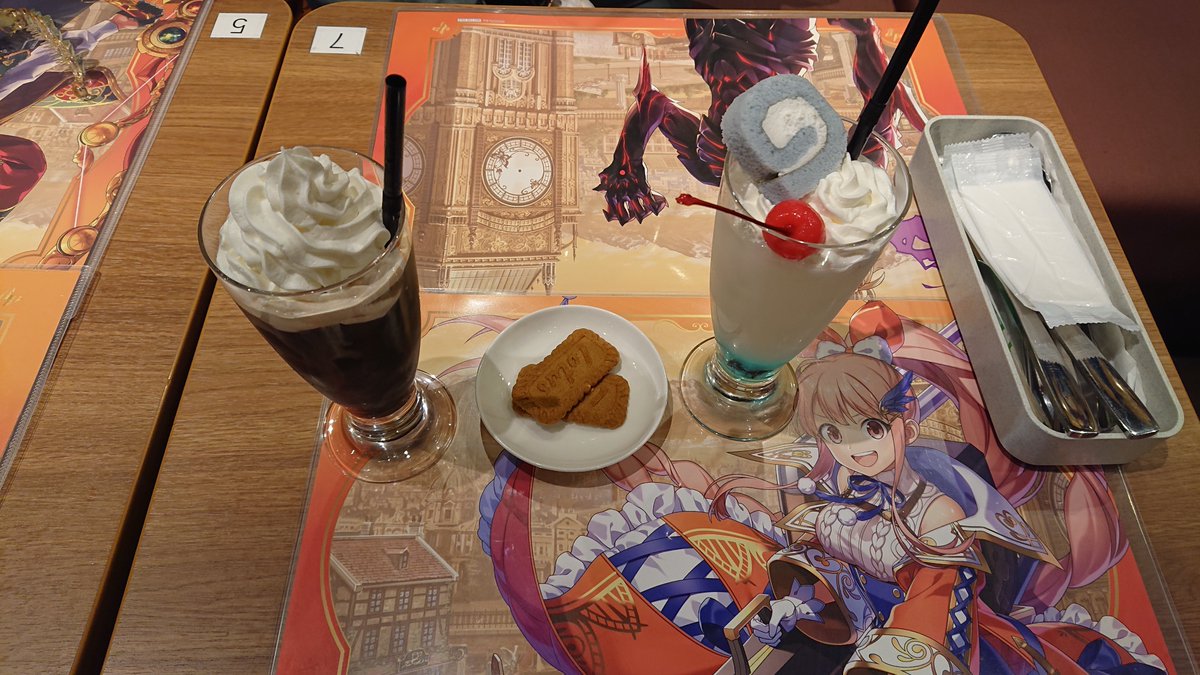 NEKO3_0101's tweet image. 大阪でのコラボカフェ開催ありがとうございました！
ゼラードさんとコピシュの食事美味しかったです🥰

ゼラードパネルを希望します