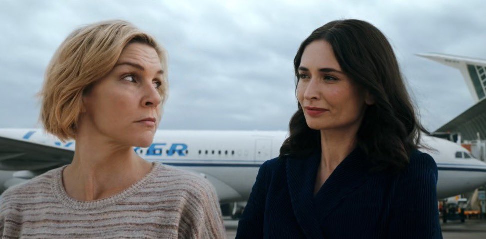 hellynascout's tweet photo. apologizing in advance for the person i’m about to become because of carol and zosia #pluribus https://t.co/1Ws8biLw80