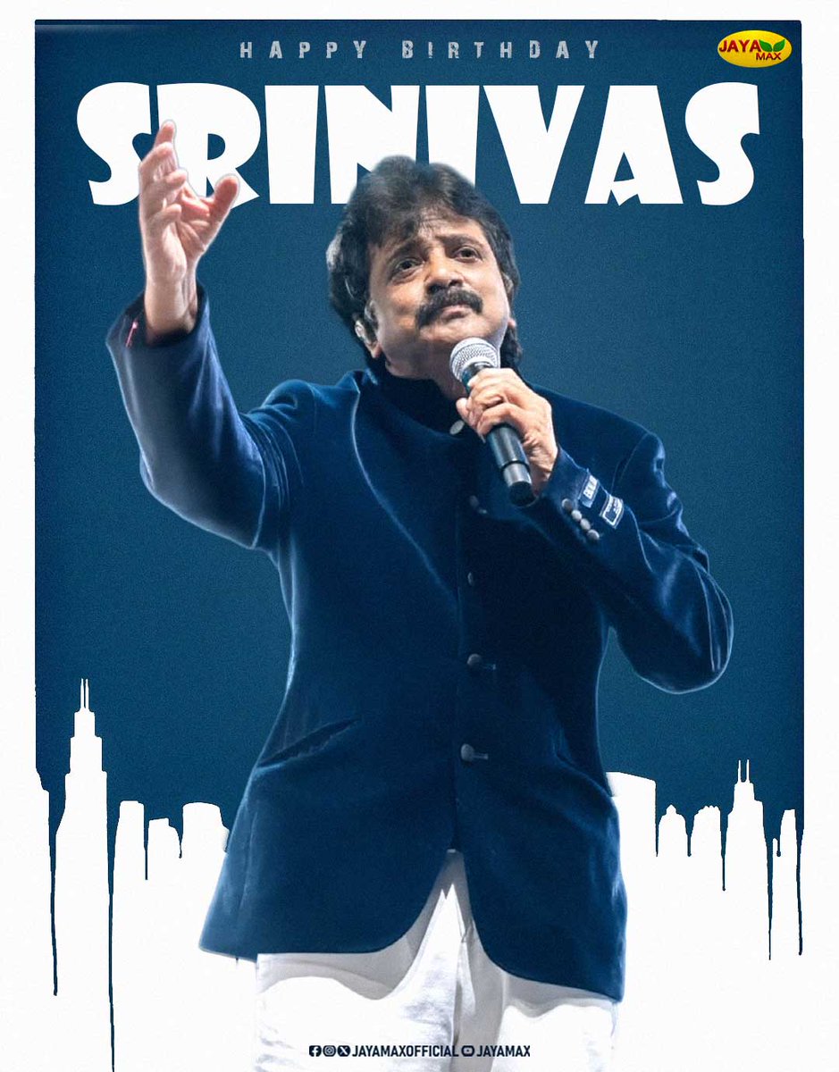 JayaMaxOfficial's tweet photo. Wishing The Legendary Singer Srinivas 🎼
A Very Happy Birthday ❤️
#singersrinivas #srinivassongs #tamilfilmsongs #jayamax
@singersrinivas https://t.co/HSUJrof5Dy