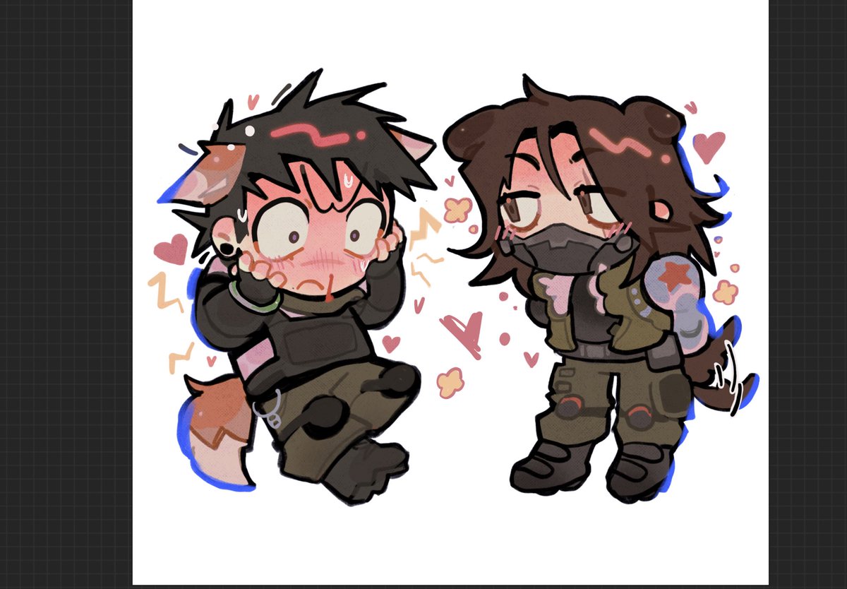 there isnt anything im into that doesnt include an oc x canon we yes WE are killing xdsquids #buckybarnes #MarvelRivals