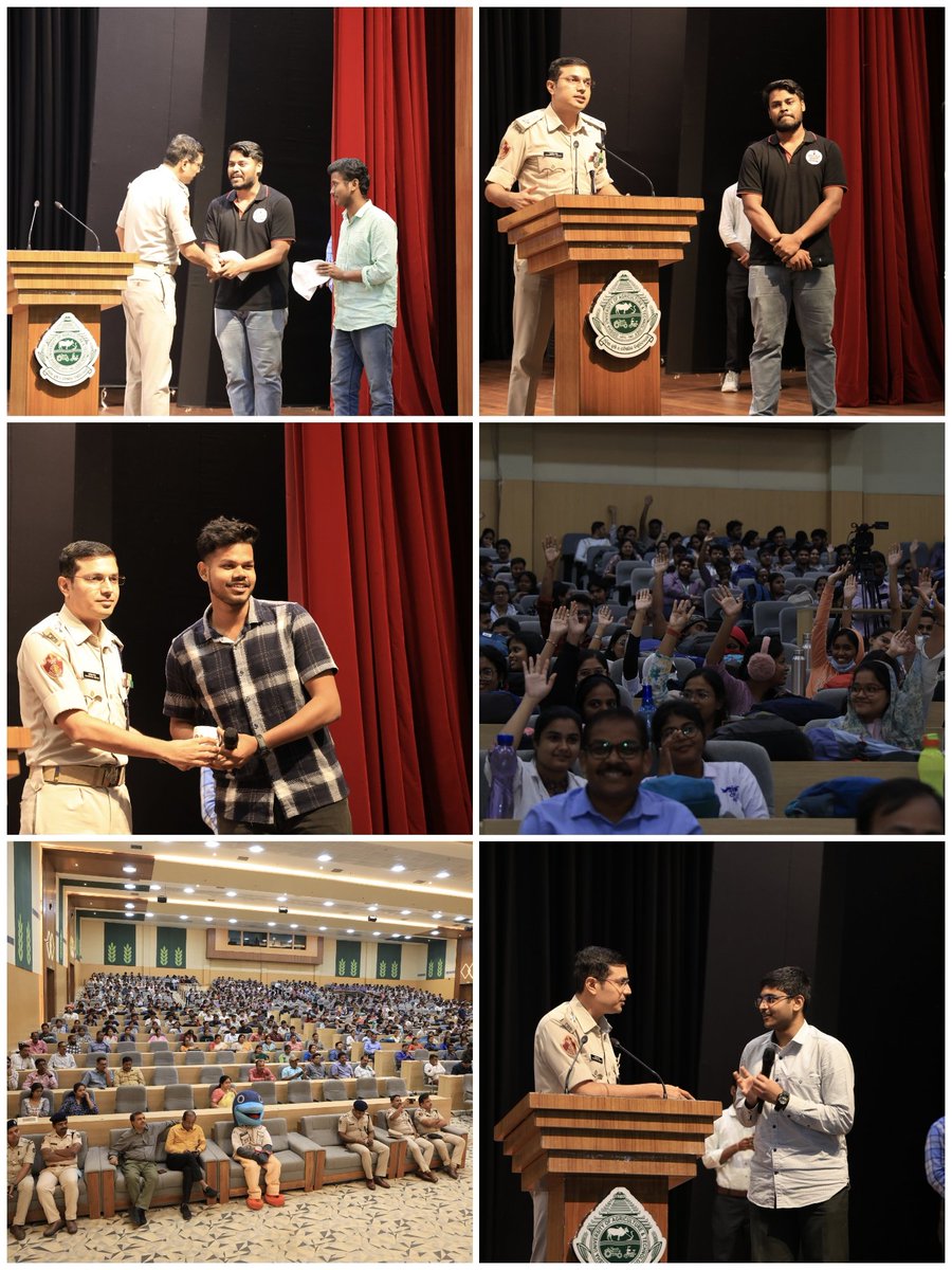 dcpbbsr's tweet photo. "Knowledge is Power, and Cyber Awareness is the ultimate shield! Empowering OUAT students to safeguard against online scams, digital arrests, and more. Stay alert, stay safe! #CyberSafeOdisha #BeAwareBeSafe #WeCareWeDare #BBSRCyberRath
#StopVerifyBeSecure https://t.co/2g4qS85H6P