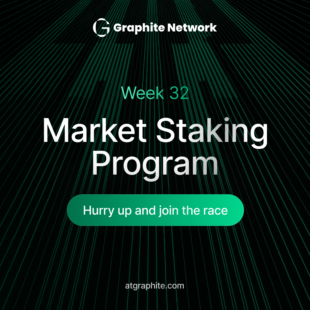 GraphiteNetwork's tweet image. 🔥 Market Staking Program — Week 32 Reminder 🔥

Here’s where the chains stand right now 👇

✅ Polygon — 549k+ $@G traded — Rewards Unlocked
✅ Arbitrum — 1.61M+ $@G traded — Rewards Unlocked
🟡 Ethereum — 36k+ $@G traded — Needs more volume
🔴 BSC — 0 $@G traded — No rewards…