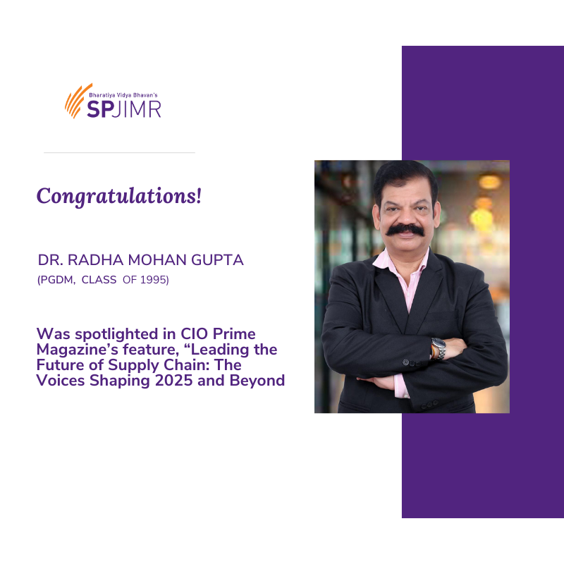 Alumni of SPJIMR tweet media