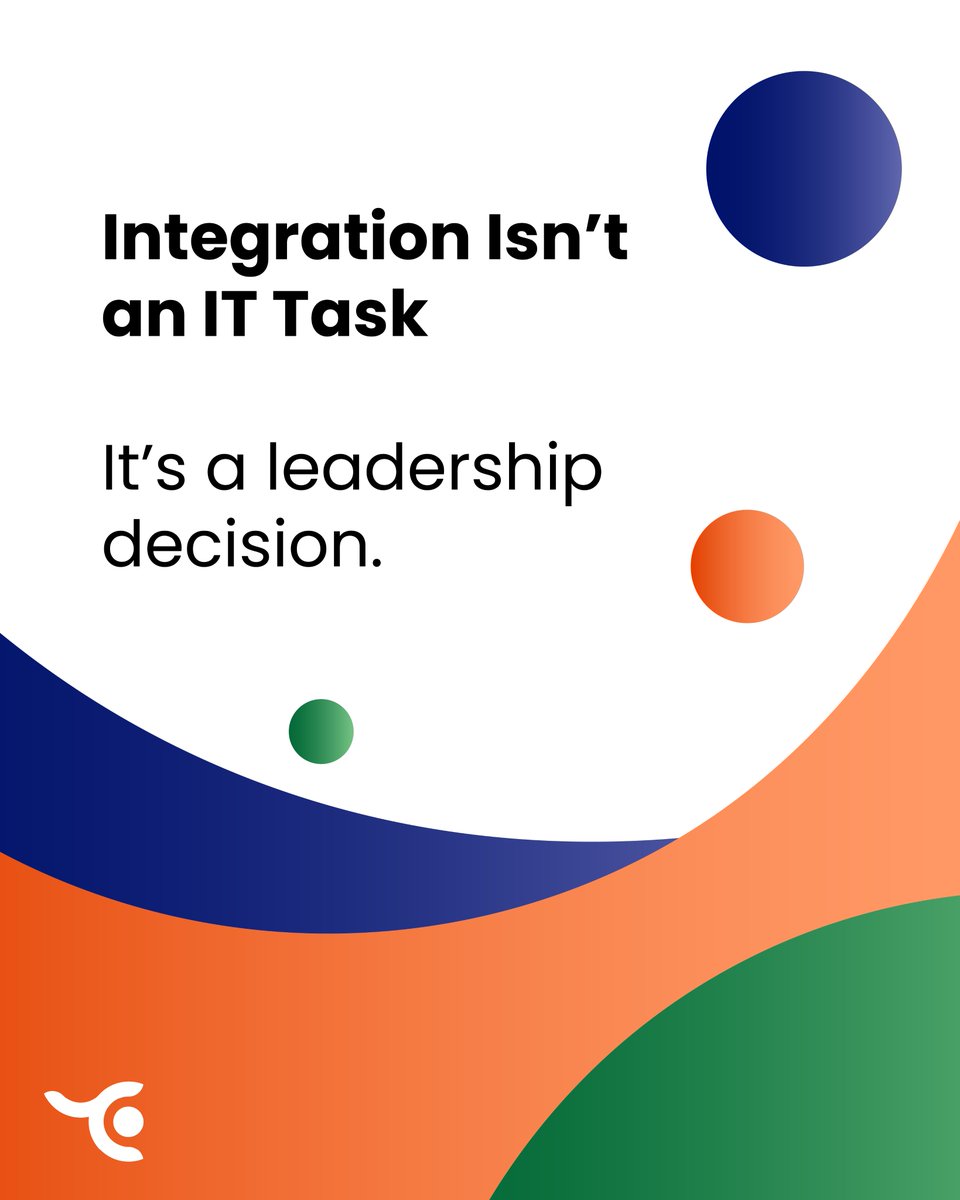 TriColorInitia's tweet image. Integration is a leadership problem, not an IT project.

#StrategicIntegration #AutomationStrategy #TricolorInitiatives