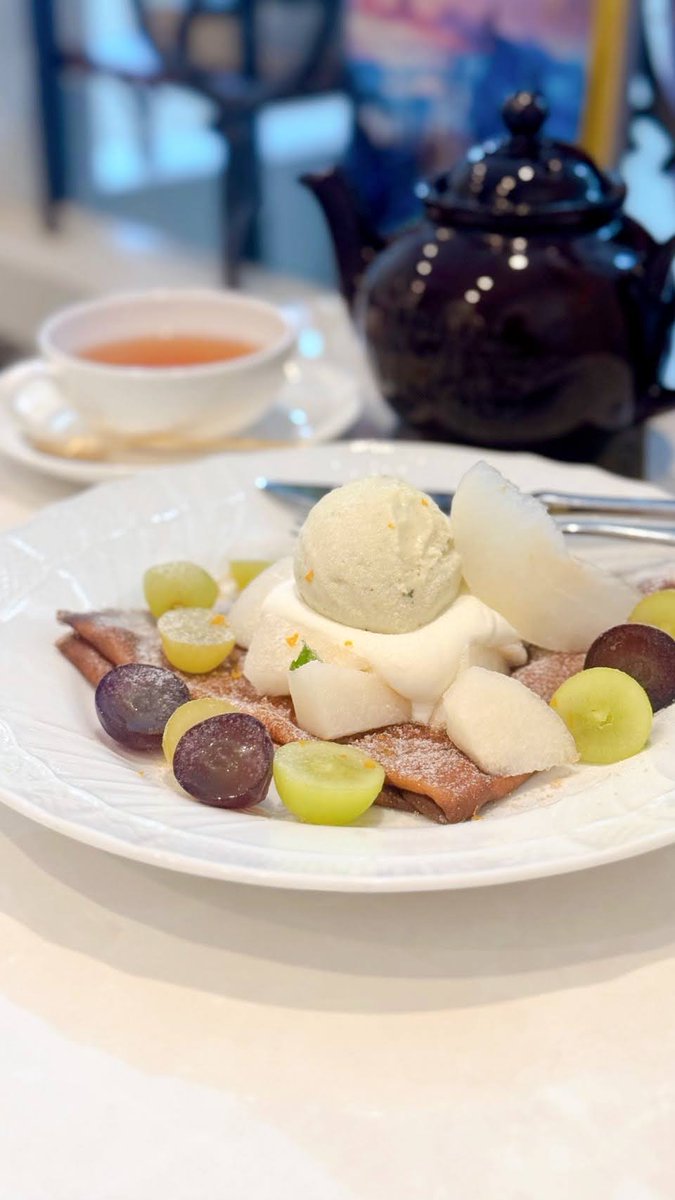 じわじわ人気のクレープ✨
焼き立てとても良い香り𓂃🫧
どうぞー