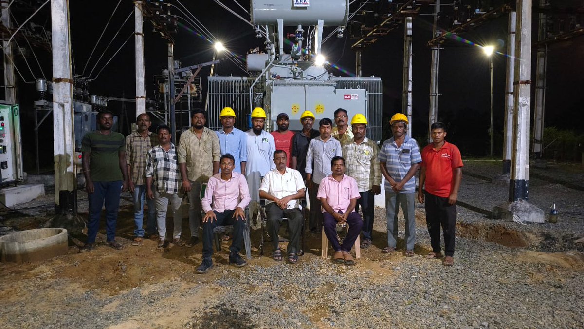 TG_NPDCL's tweet image. ⚡ #TGNPDCL —Powering Bhadradri Kothagudem! ⚡

In continuation of developmental works and to meet upcoming summer demand,
a 5 MVA Power Transformer (PTR) was successfully charged at 18:45 hrs yesterday in place of esisting 3.15 MVA PTR🔌
📍 33/11KV SS Gundala, Operation Section…