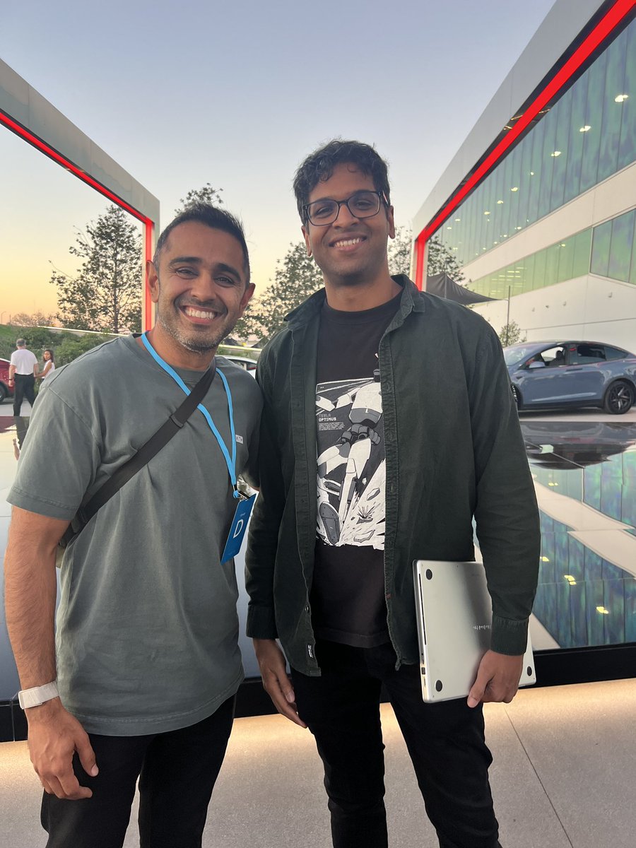 Great to meet you <a href="/aelluswamy/">Ashok Elluswamy</a>