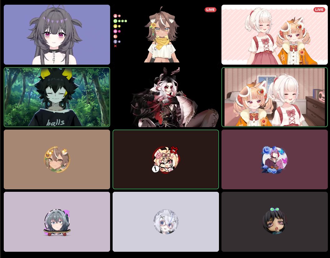 vtuber vcs are like this btw