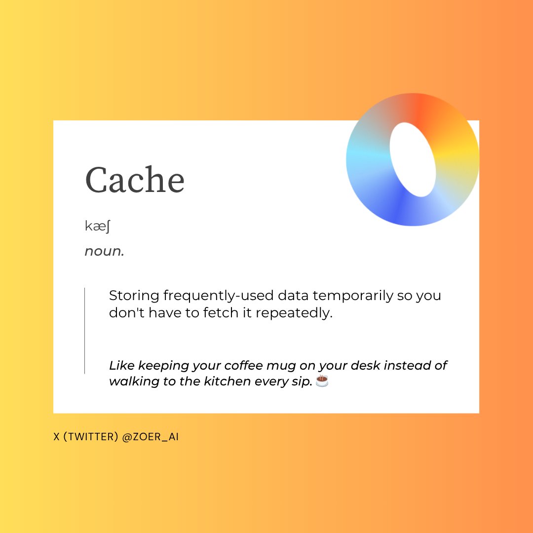 Zoer_ai's tweet image. ⚡️ In Zoer: The platform handles caching automatically—faster page loads, reduced database queries, better performance.

You build features; we optimize speed.

#AIGlossary #FullStackAI #BuildWithAI
