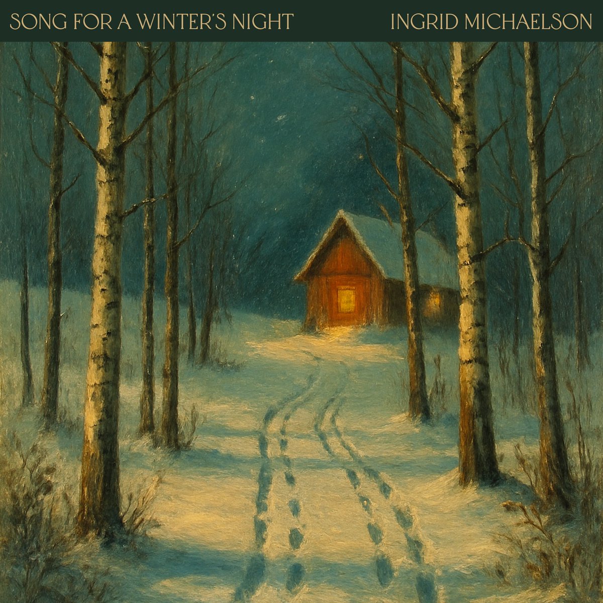 Ingrid’s cover of “Song For A Winter’s Night” is out now! Tap the link for all the warm and cozies 🕯️❄️ onerpm.link/WintersNight