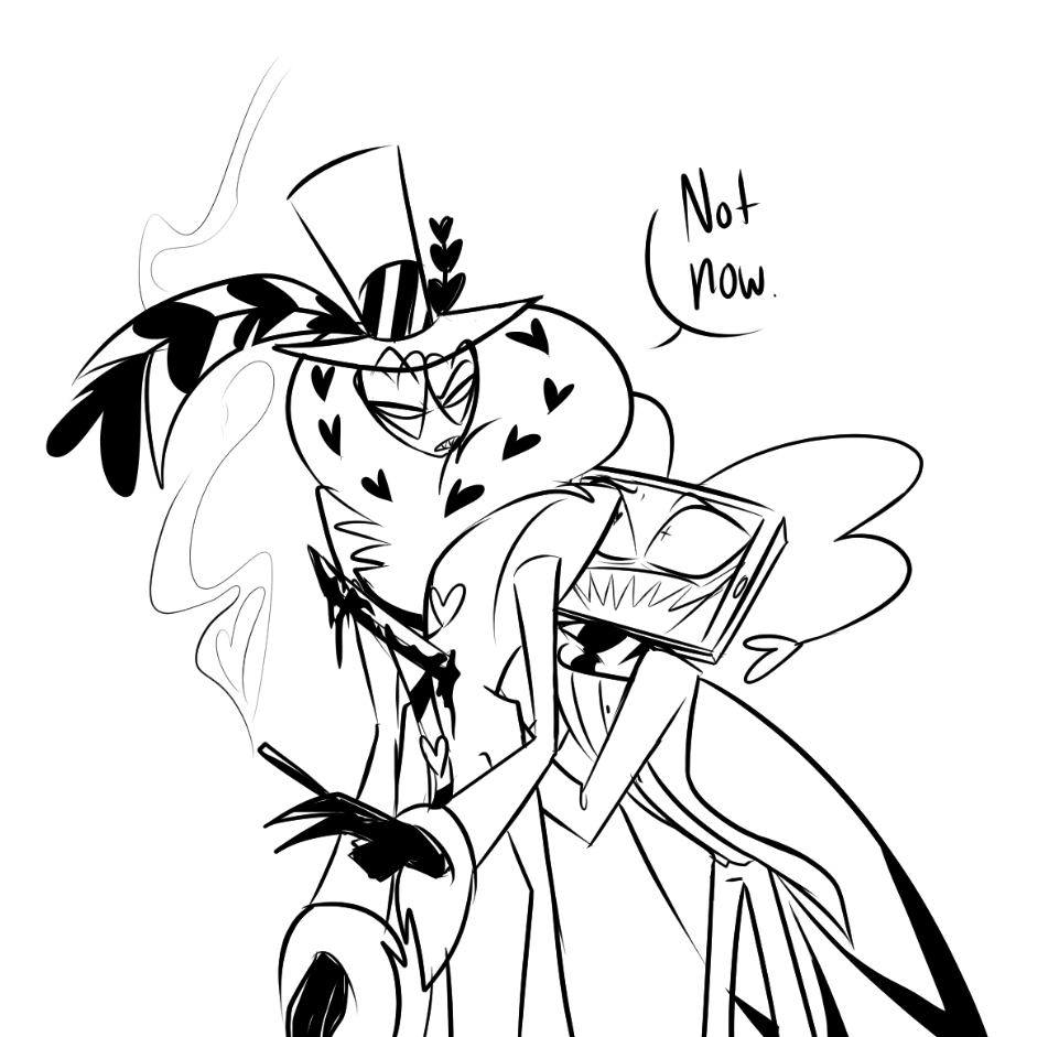 Mami's too busy to play :(

#hazbinhotelvax #hazbinhotelvalentino