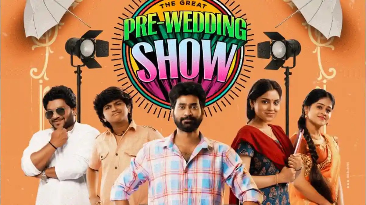 mynameisgautham's tweet image. The Great Pre-Wedding Show banking on situational and healthy humor.The small-town setup,innocent characters,organic comedy&amp;amp;performances R gud.the lack of depth in the lead pair’s love track and some predictable moments are minus. a feel-good entertainer #TheGreatPreweddingSho