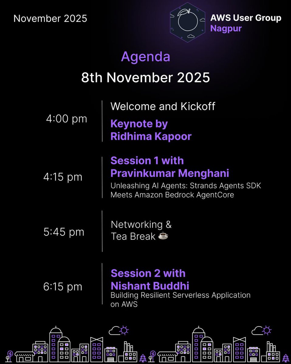 AWS User Group Nagpur tweet media