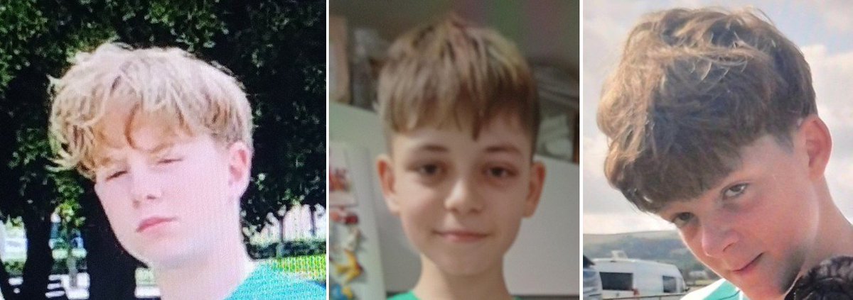 JenKteach's tweet image. #MISSING Leicestershire Police are appealing for public help to find three missing teenage boys.
Harry Pumfrett, Sebastian Pigan and Kai, who are all 13-years-old, were reported missing from their homes in the Eyres Monsell and Aylestone areas (Wednesday 5 November).
The boys are…