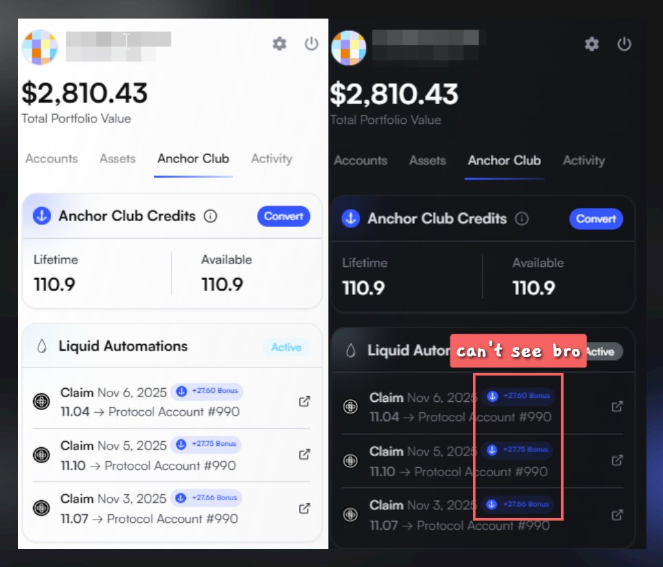 onchainlemon's tweet image. If you have liquidity in Hydrex, make sure you don’t miss the 250% Anchor Club boost. Use Automate to turn your oHYDX rewards into veHYDX that goes to your Protocol Account. Those extra Anchor Club credits can be converted into additional voting power. keep stacking!

@HydrexFi…