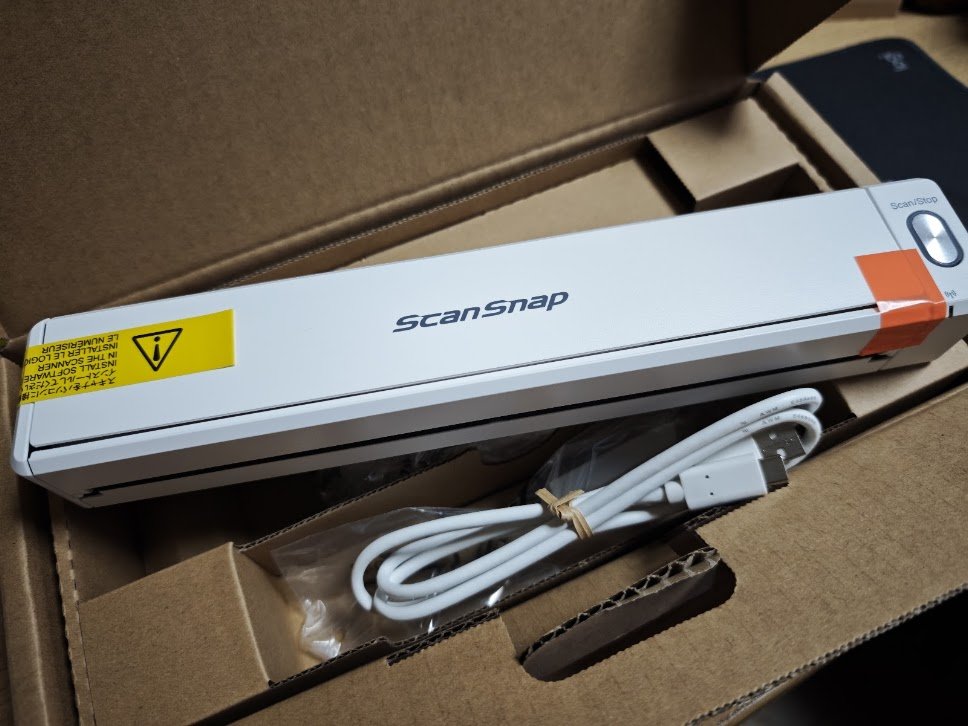 masakiishitani's tweet image. 私がScanSnapプレミアムアンバサダーということで、すでに発表されているiX110が先行でPFUから届いたので、早速セットアップ。やはり、このハンディサイズでUSB-Cで動くScanSnapは神としか！
#ScanSnap