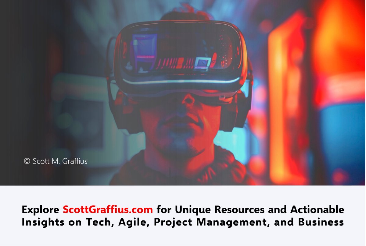 ScottGraffius's tweet image. Explore ScottGraffius.com for unique resources and actionable insights on Technology, Agile, Project Management, &amp;amp; Business. Examples:

⚫️ #Forming, #Storming, #Norming, ... - scottgraffius.com/blog/files/pha…
⚫️ #Gifts - scottgraffius.com/blog/files/gif…
⚫️ #HumanAI - scottgraffius.com/blog/files/exo…